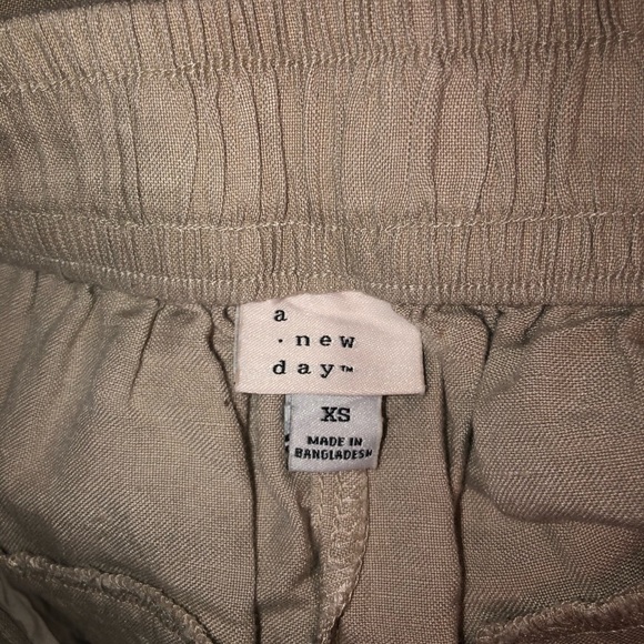 🔴SOLD🔴A New Day Tan Wide Leg Pull-On Pants - Picture 7 of 15